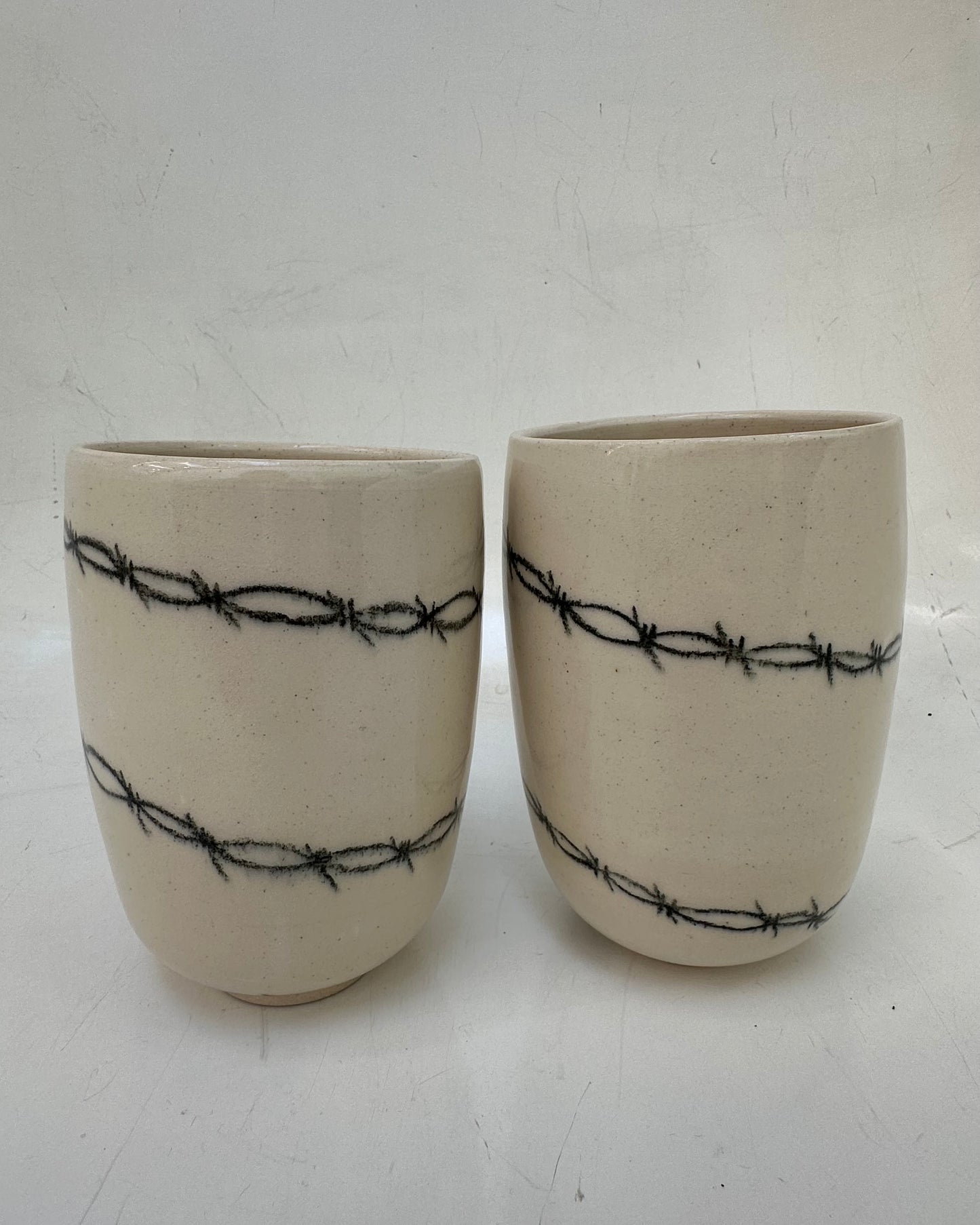 Barbed smoothie cup