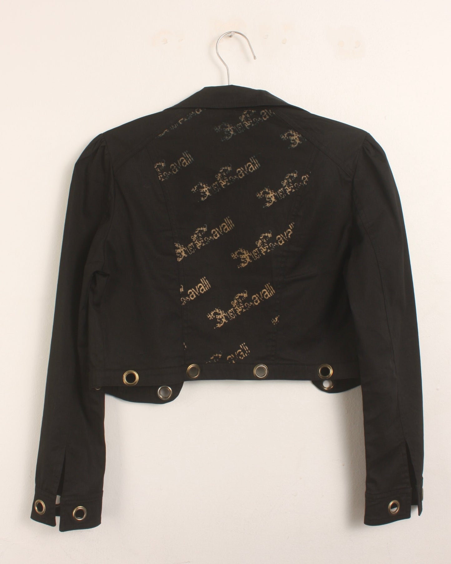 justcavalli grommet jacket