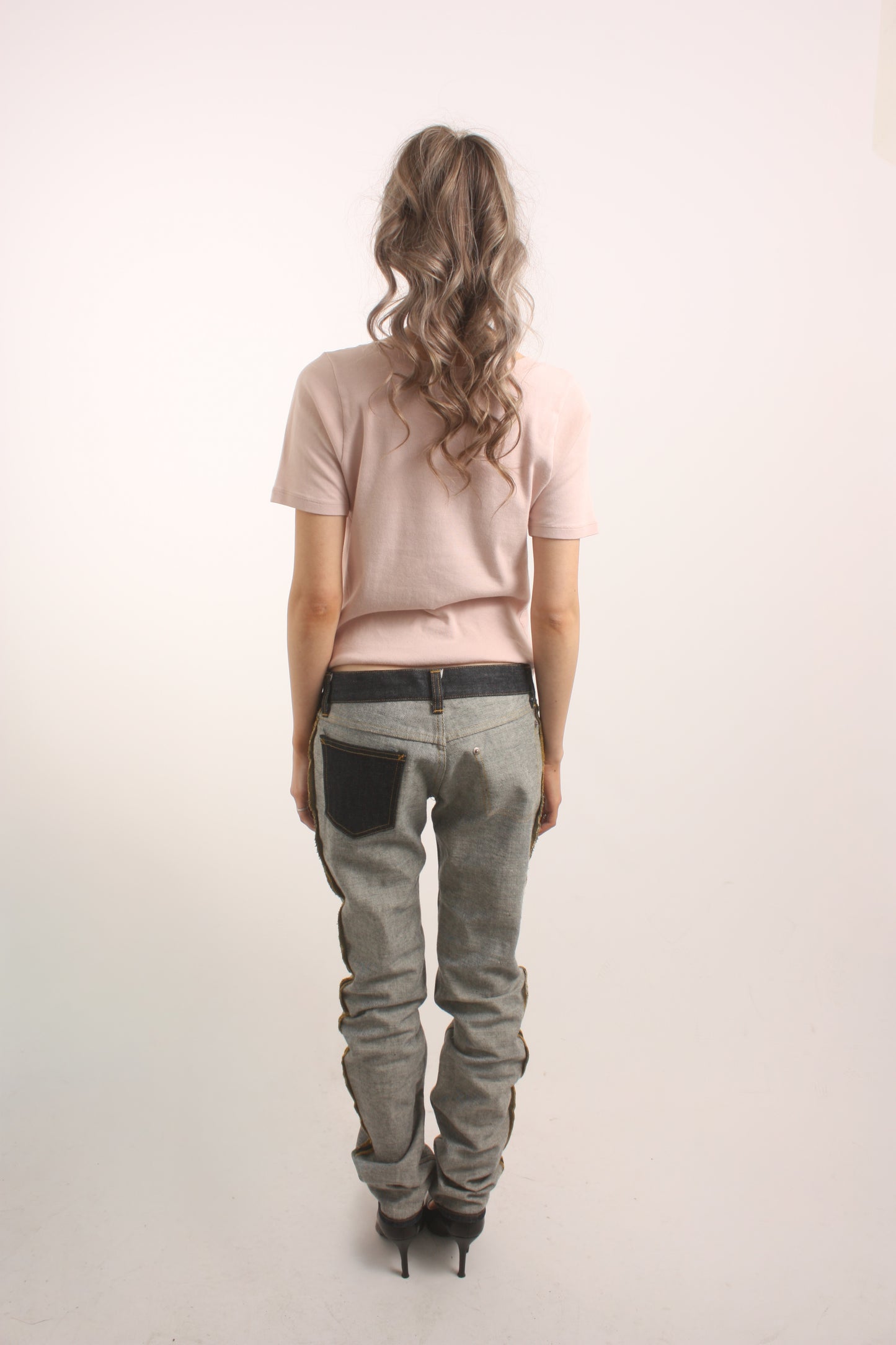 Number (N)ine inside-out denim