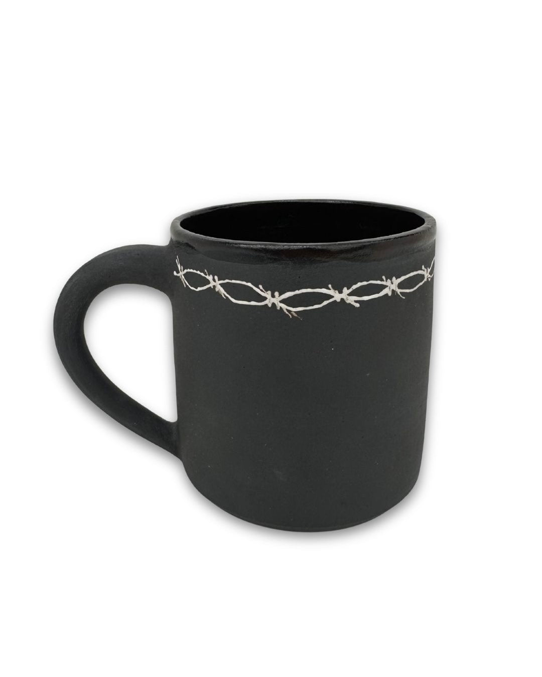 Barbed wire mug