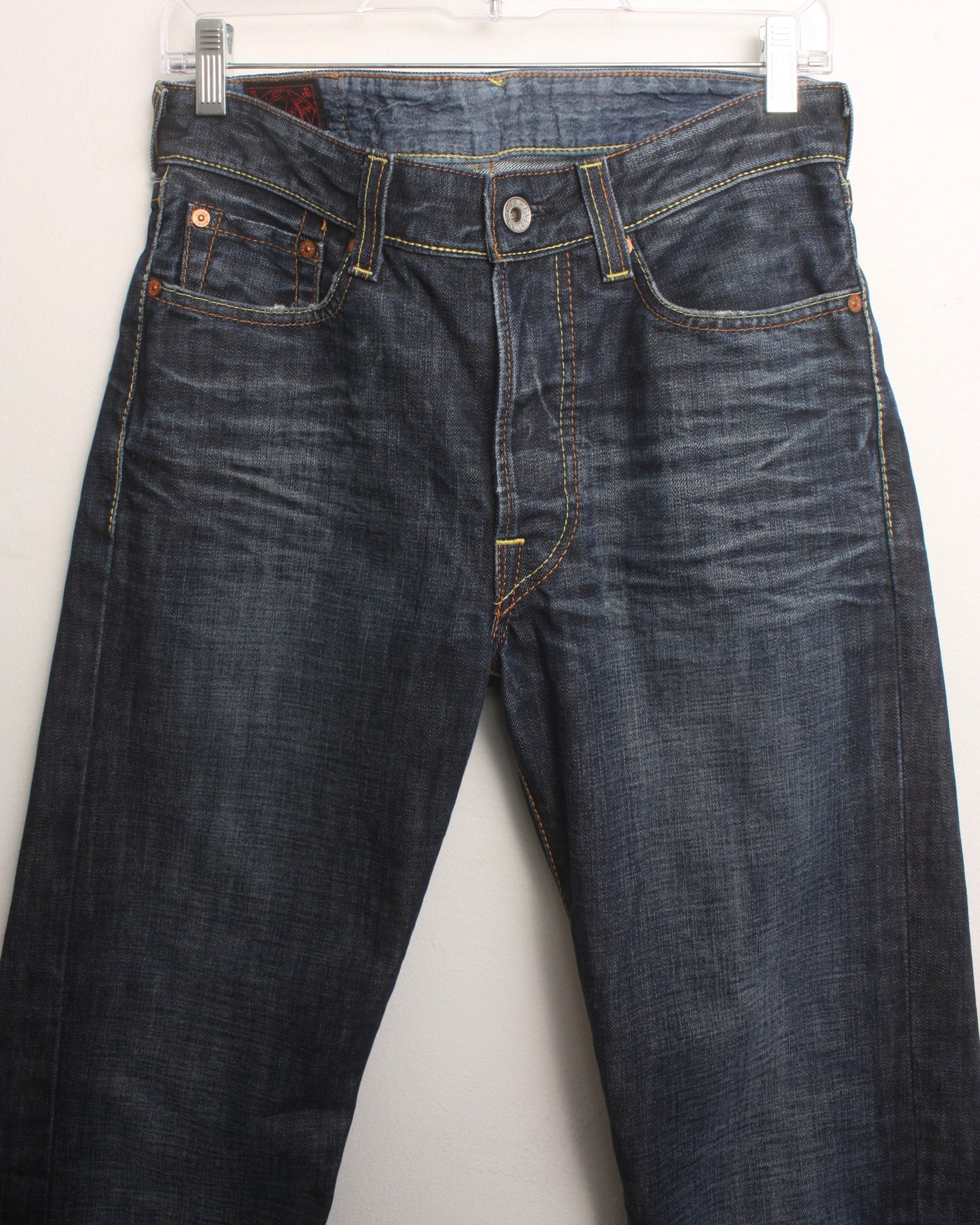evisu mid-rise denim