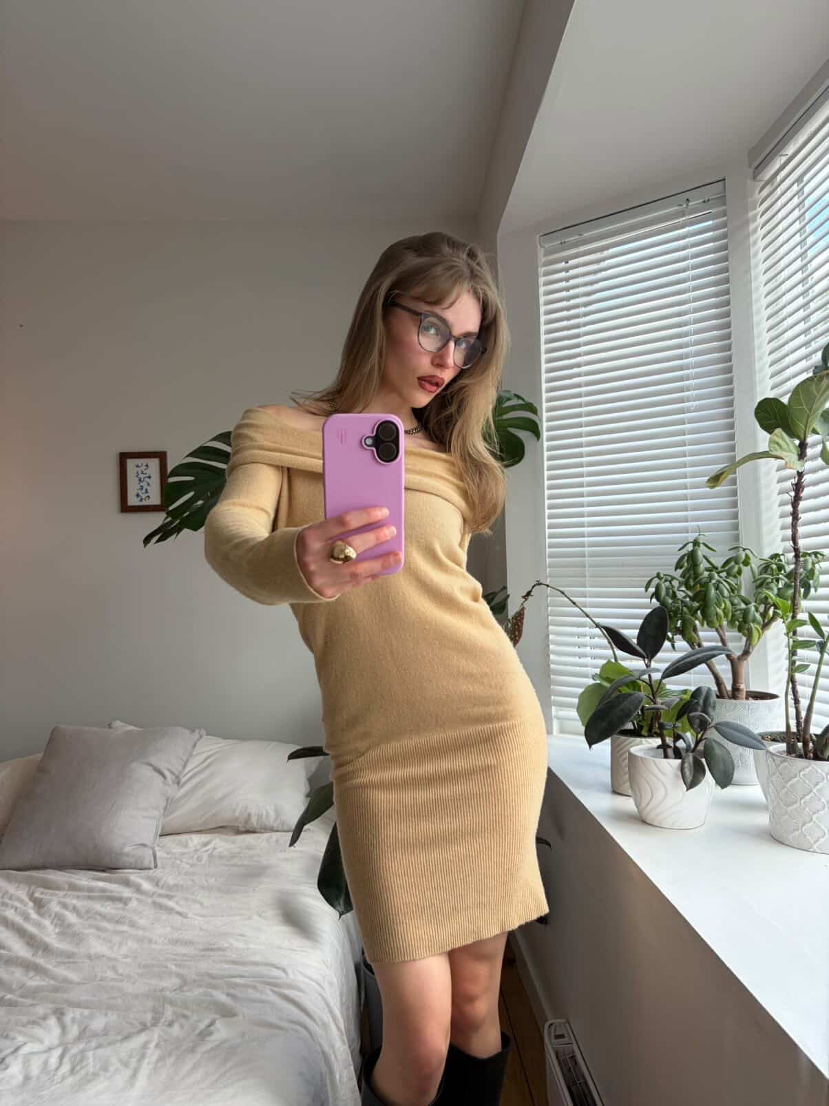 MM6 knit dress