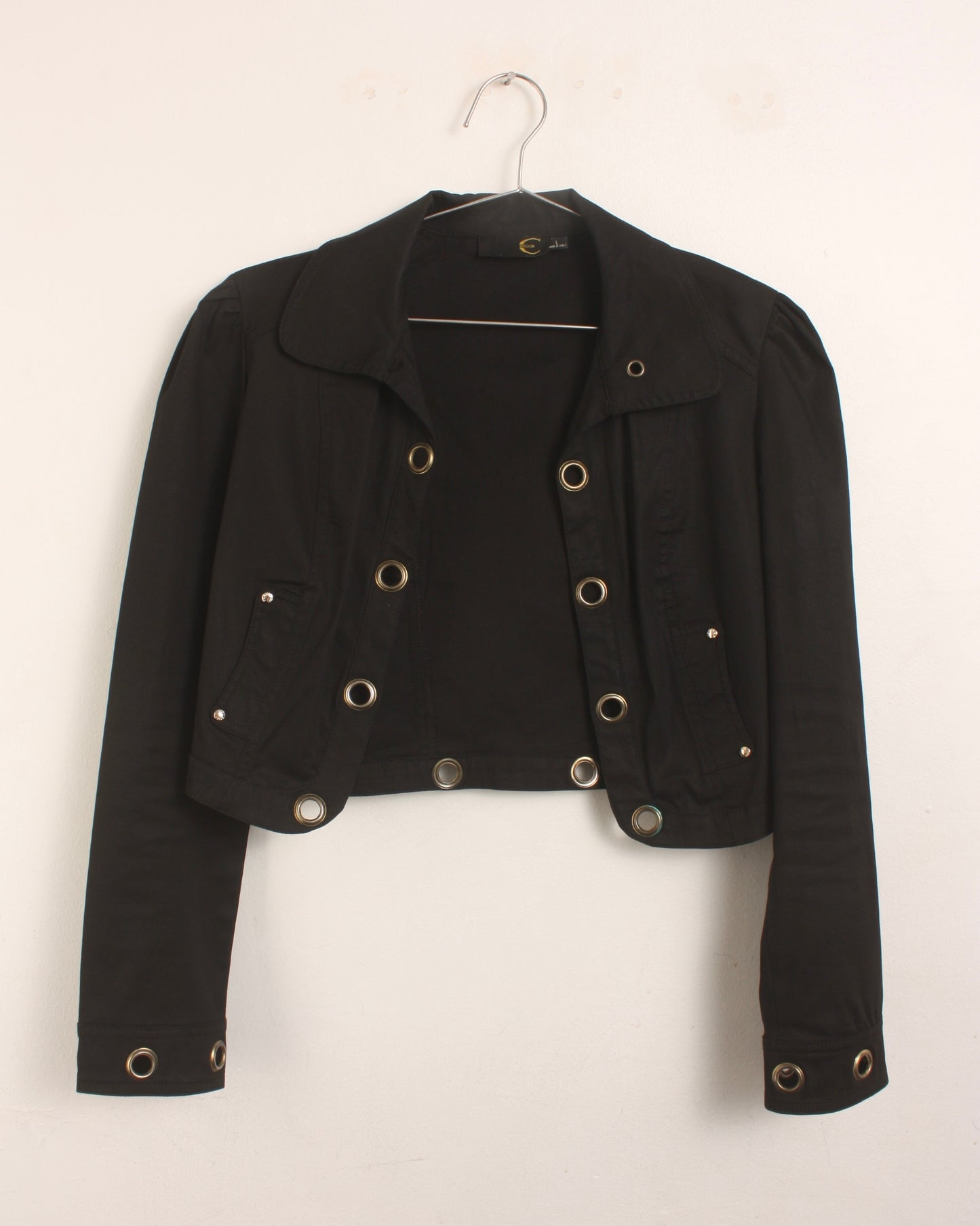 justcavalli grommet jacket