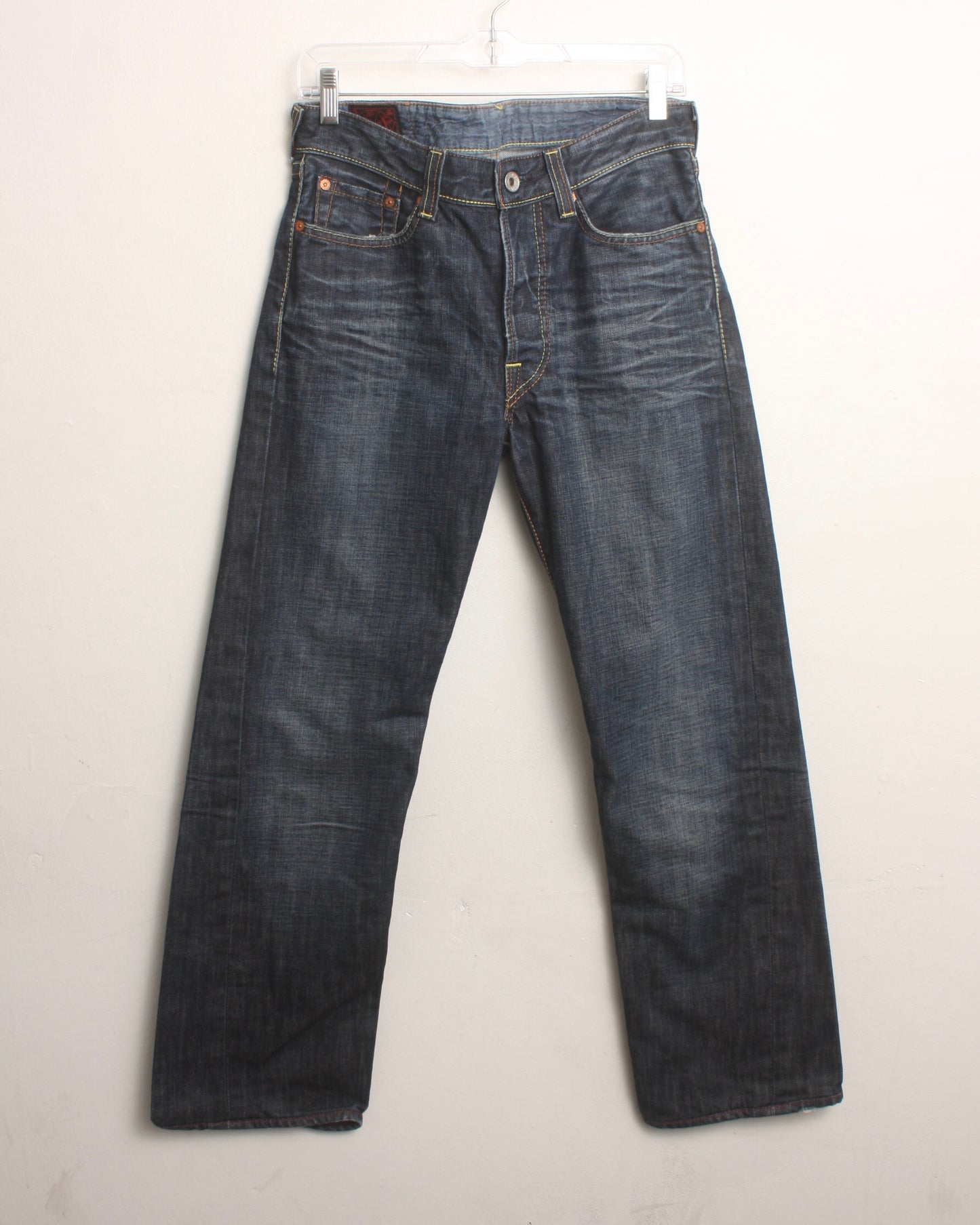 evisu mid-rise denim