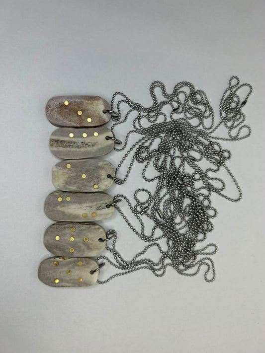antler dogtag