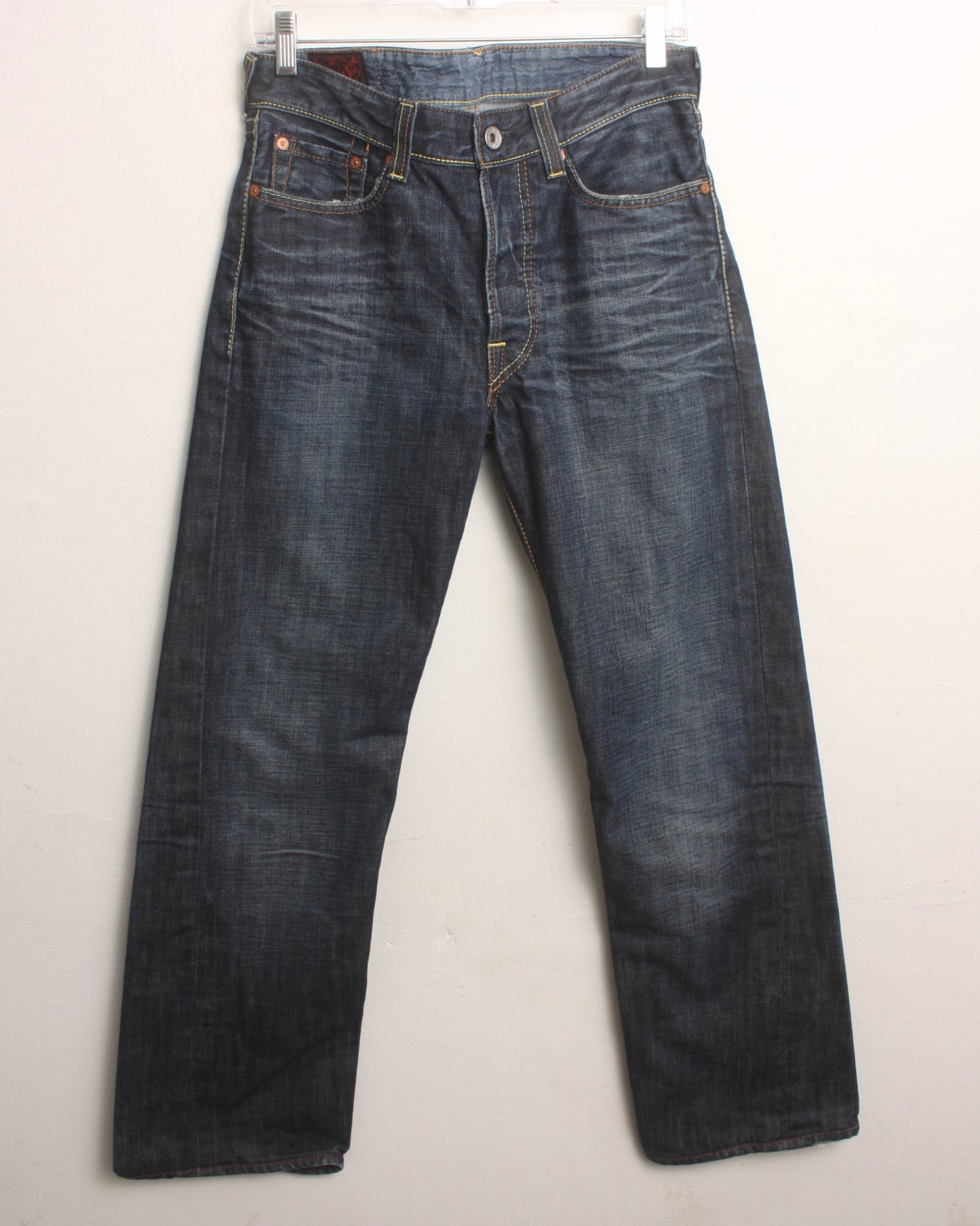 evisu mid-rise denim