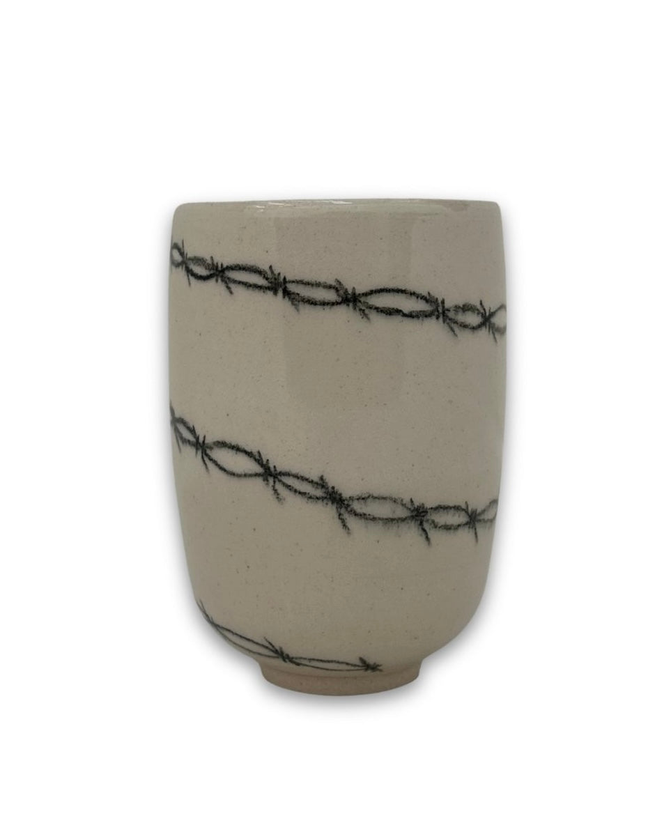 Barbed smoothie cup