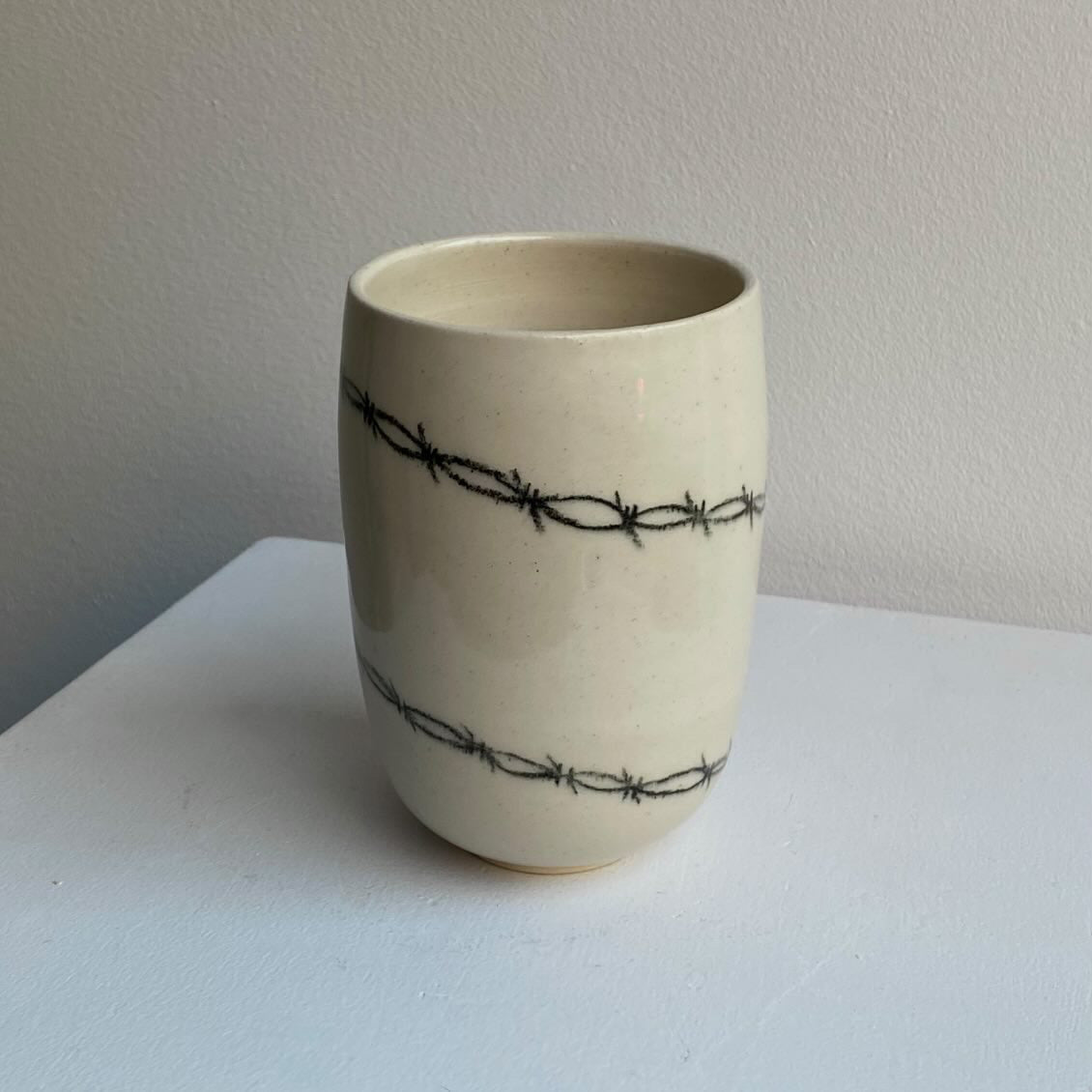 Barbed smoothie cup