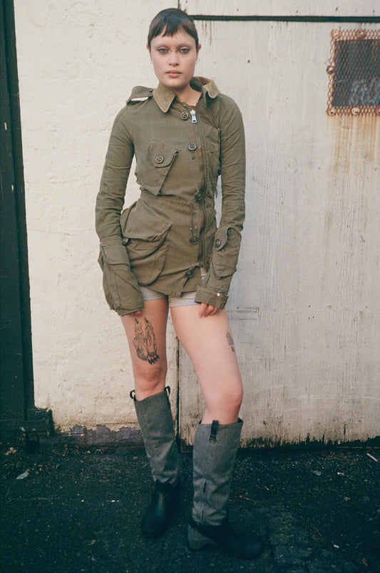 Reworked military jacket